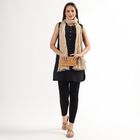 Women's Light Beige Crinkled Dupatta, Beige, small image number null