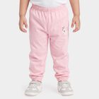 Infants' Pink Jogger Fit Bunny Printed Cotton Pyjama, Pink, small