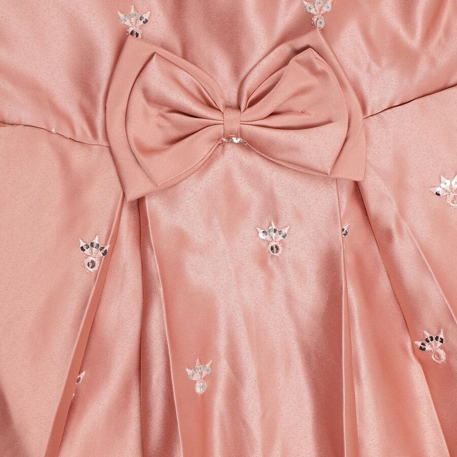 Girls' Frock , गुलाबी, large image number null