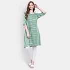 Printed Kurta, Light Green, small image number null