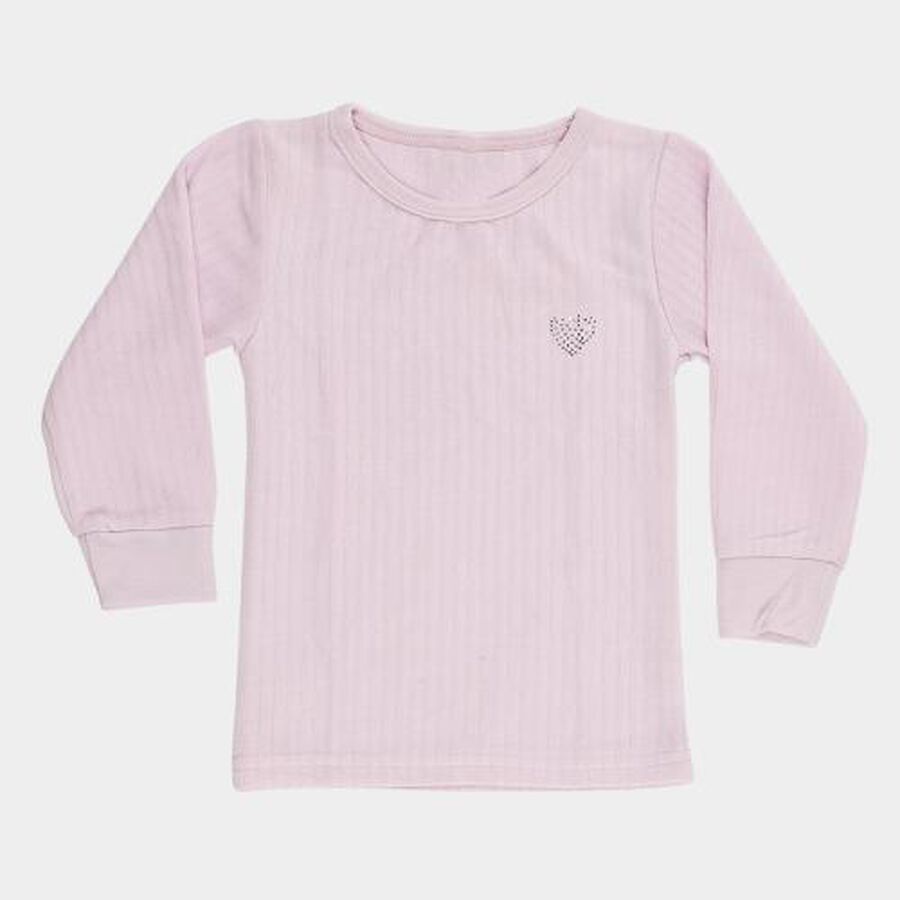 Girls' Thermal Upper, लाइलेक, large image number null