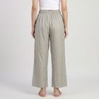 Women's Grey Regular Fit Printed Palazzos, Dark Grey, small