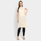 Ladies' 100% Cotton Kurta, Beige, small image number null
