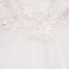 Infant Girls' Frock, सफ़ेद, small image number null