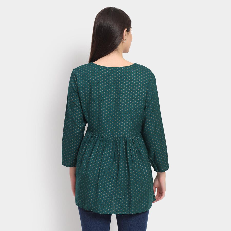 Ladies' Kurti , गहरा हरा, large image number null
