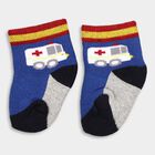 Infant's Socks (Pack of 2), Mid Blue, small