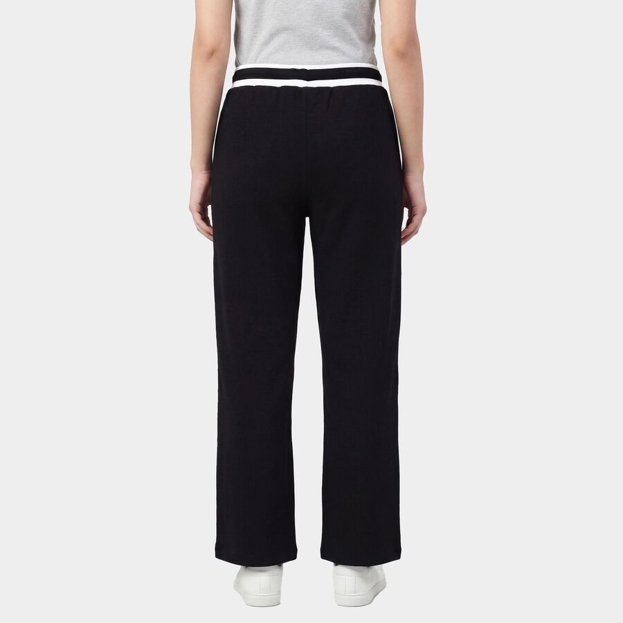 Ladies' Track Pants, काला, large