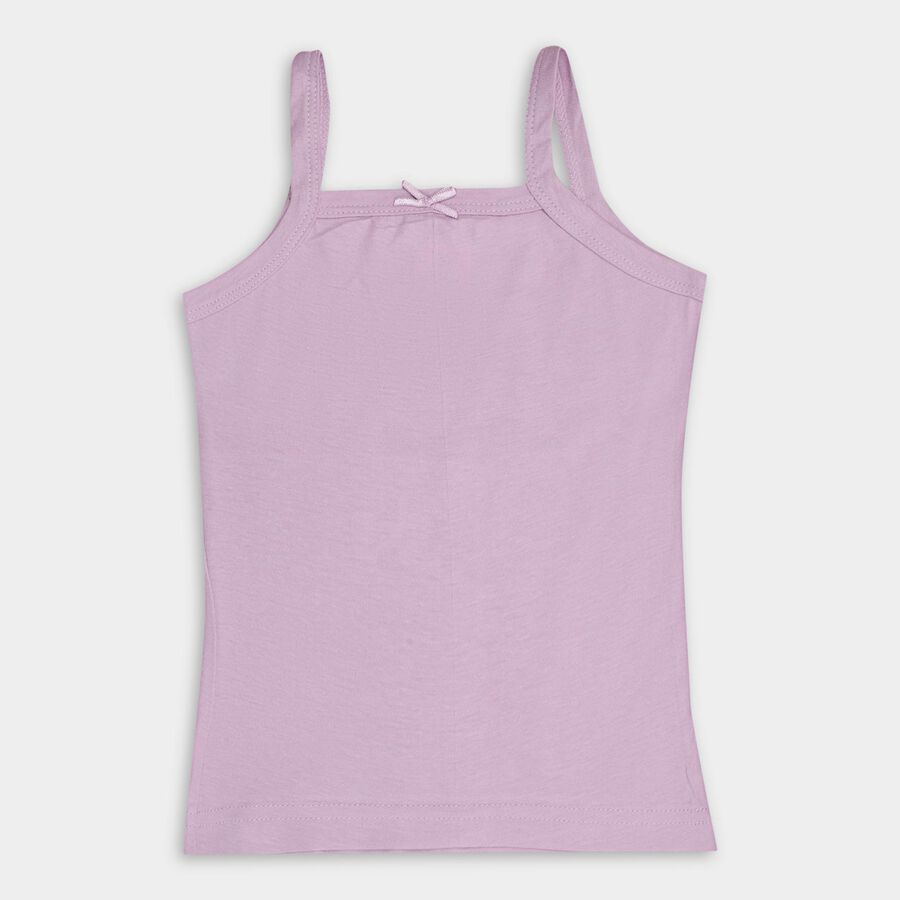 Girls' 100% Cotton Vest , लाइलेक, large image number null