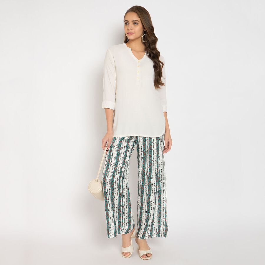 Ladies' Palazzos, Light Blue, large image number null