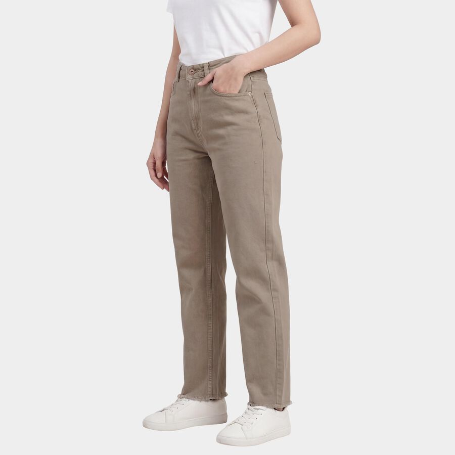 Ladies' Jeans, Off White, large