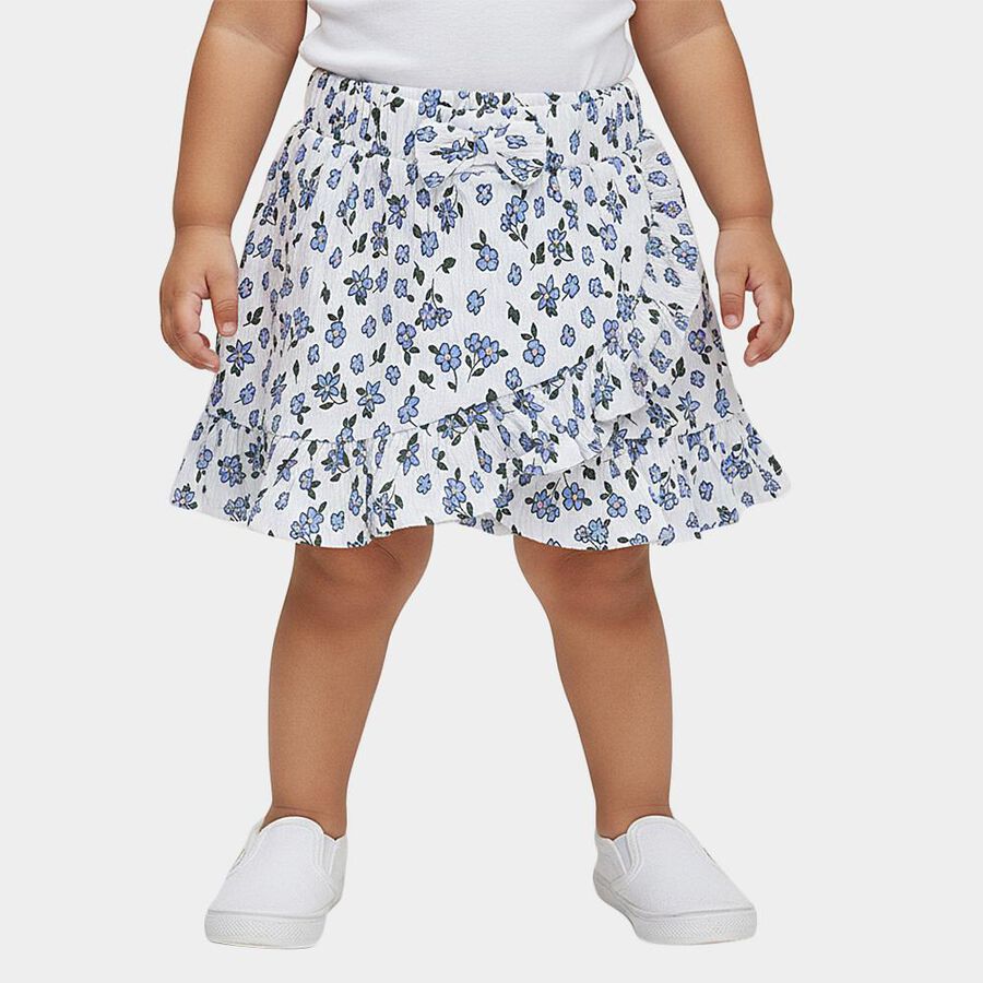 Girls' Skirt, हल्का नीला, large