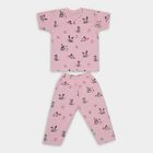 Infants' 100% Cotton Suit Night, गुलाबी, small