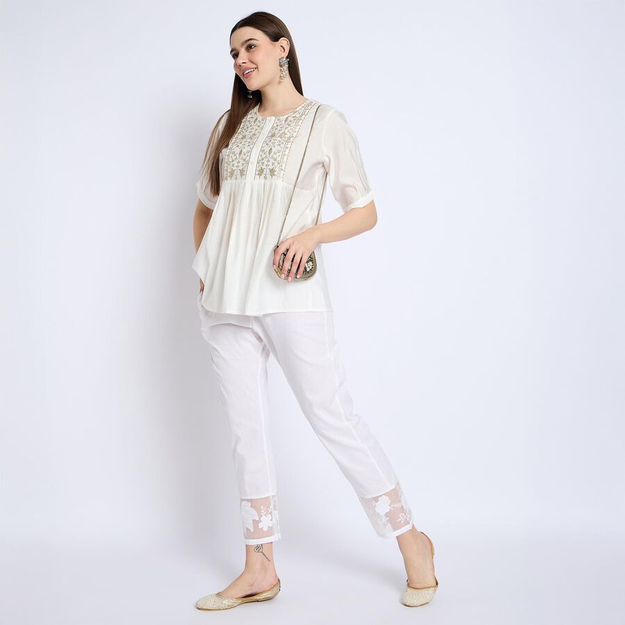 Ladies' Kurti , White, large image number null