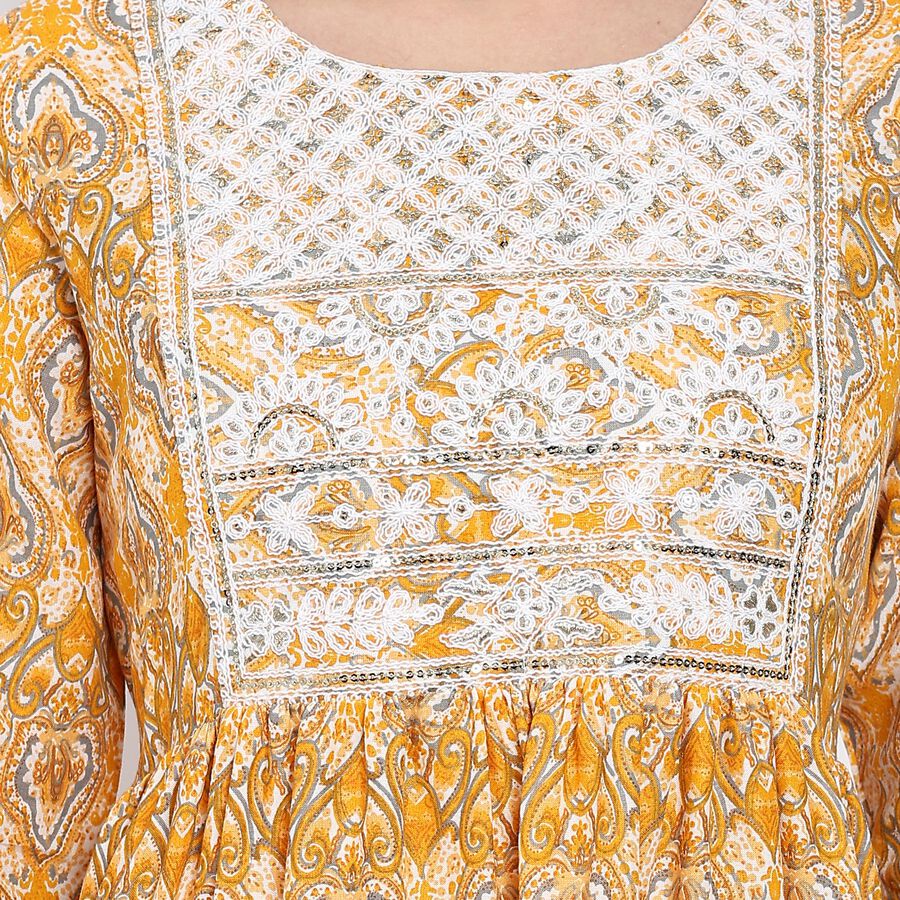 Ladies' Ethnic Set , Yellow, large image number null