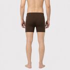 Men's Brown Regular Fit Solid Trunks, Brown, small