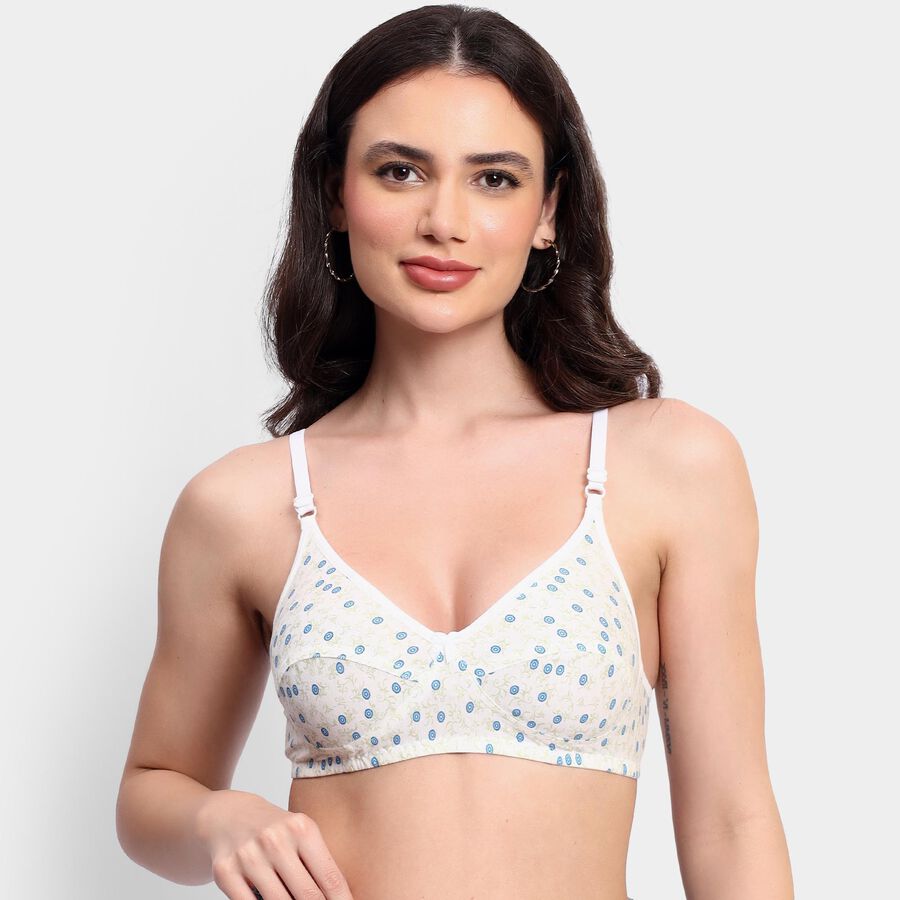 Ladies' Bra, White, large image number null