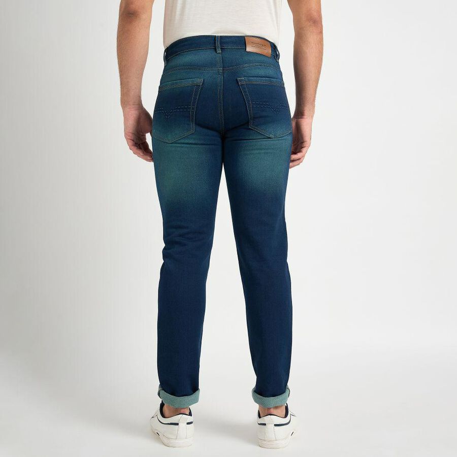 Men's Slim Fit Jeans , Dark Blue, large image number null