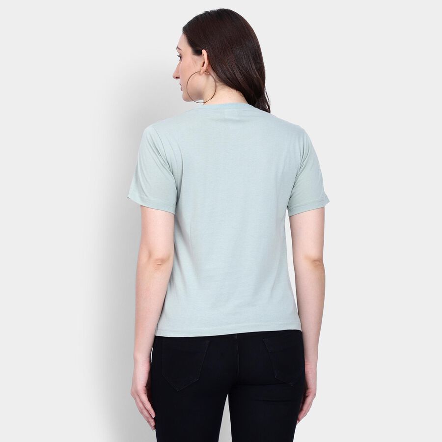 Ladies' Round Neck T-Shirt , Light Green, large image number null