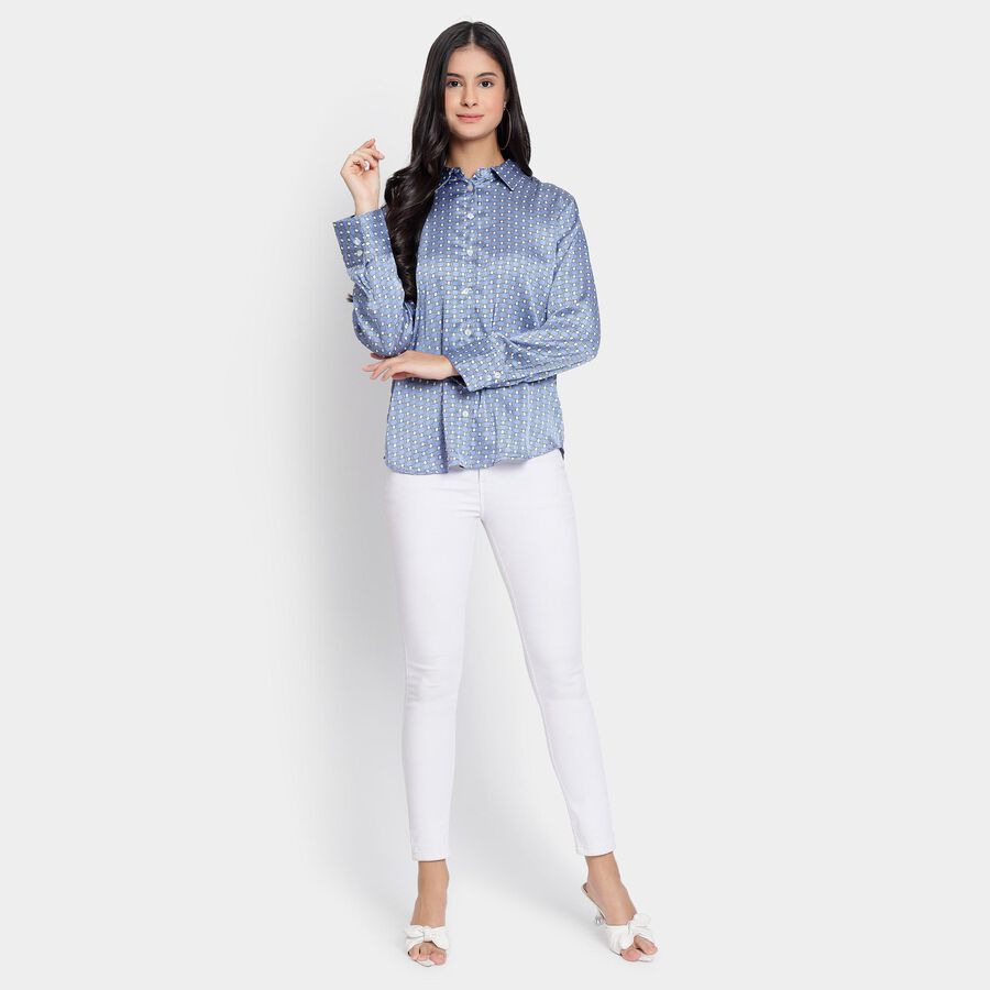 Ladies' Shirt, Dark Blue, large image number null