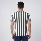 Men's Olive Henley Neck Casual T-Shirt, Olive, small