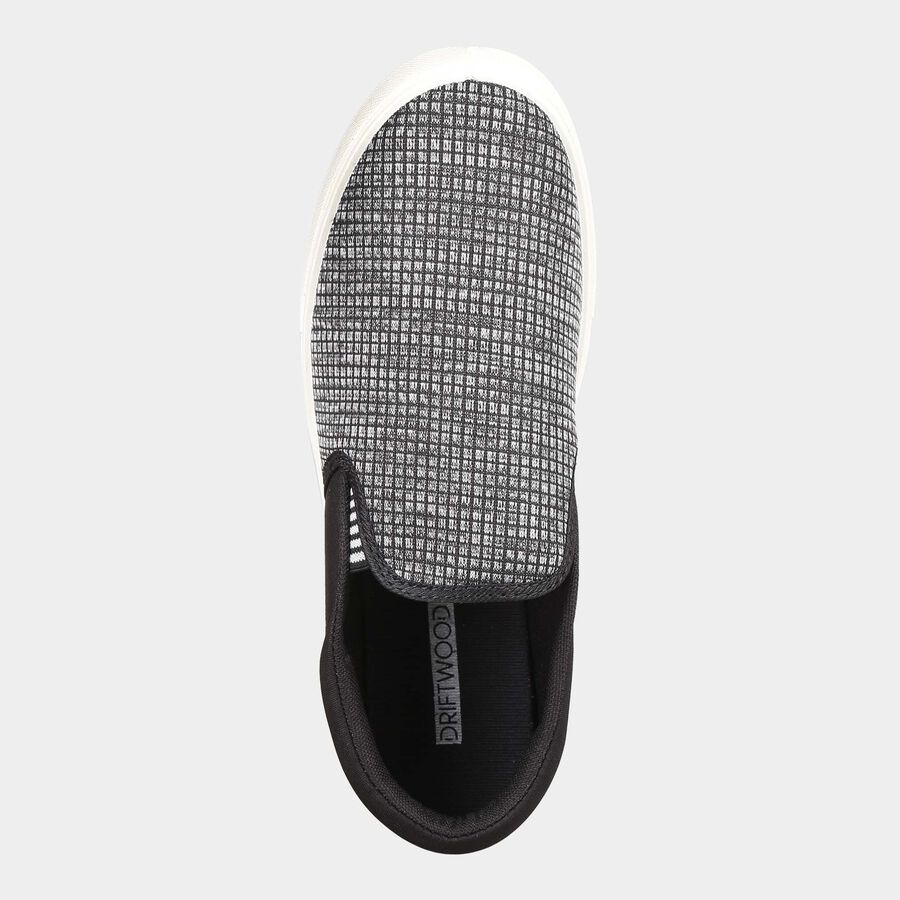Men Slip-On Casual Shoes, Dark Grey, large image number null