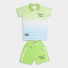 Boys' 100% Cotton Knit Baba Suit, Light Green, small image number null