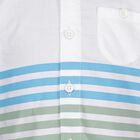 Infants Bright Snow White Cotton Half Sleeve Classic Casual Shirt, White, small image number null