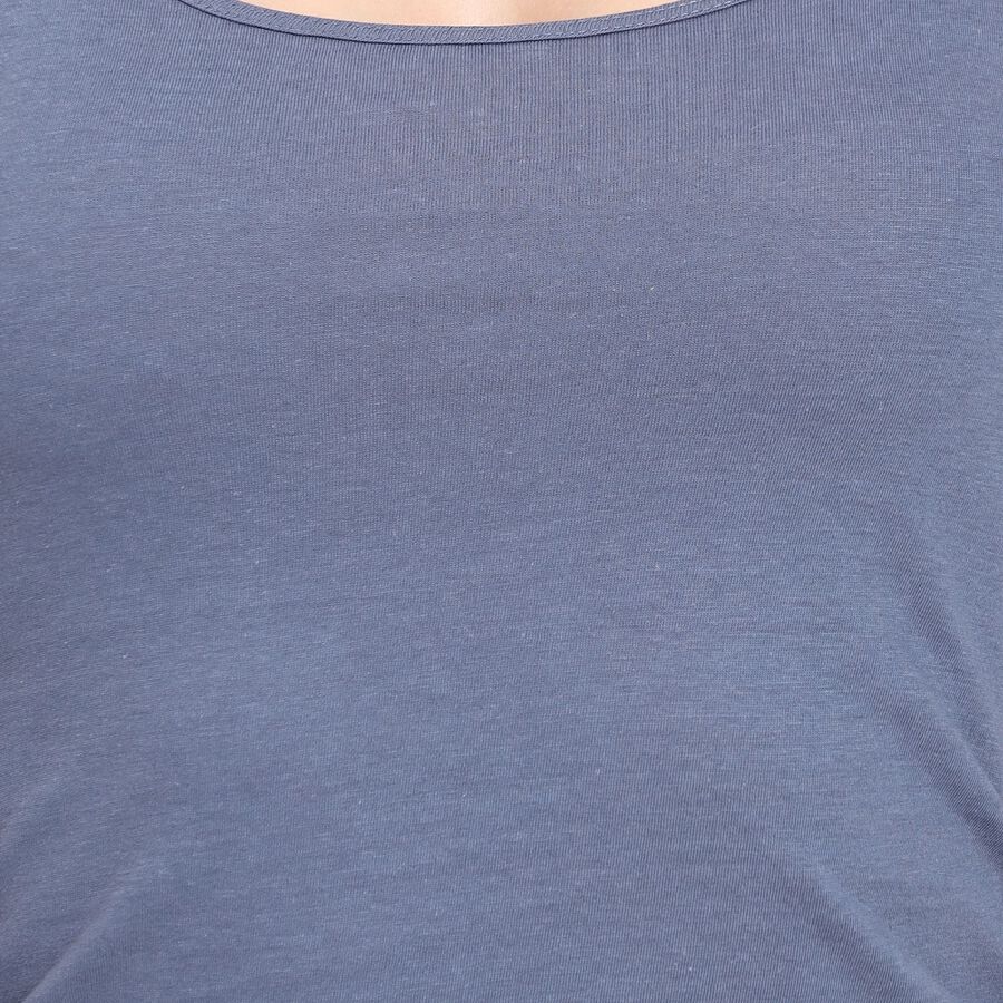 Ladies' 100% Cotton Slips, गहरा ग्रे, large image number null