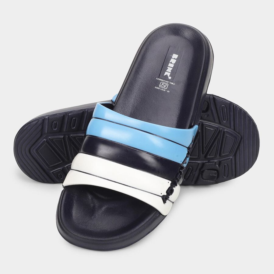 Men's Slider Slipper, Blue, large image number null