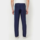 Cut & Sew Regular Track Pants, Navy Blue, small image number null