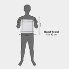 Men White Checked Pack of 3 Handkerchief, गहरा ग्रे, small