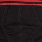 Boy's Cotton Briefs, Black, small
