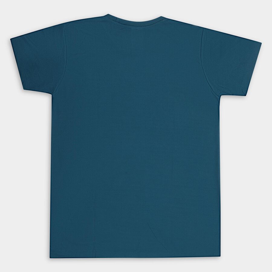 Boys' Half Sleeves T-Shirt , टील ब्लू, large image number null