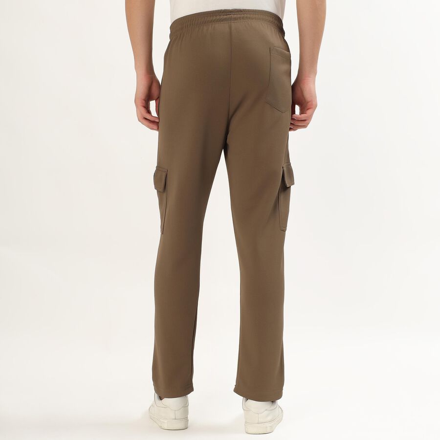 Men's Muted Brown Cargo Jogger, Brown, large