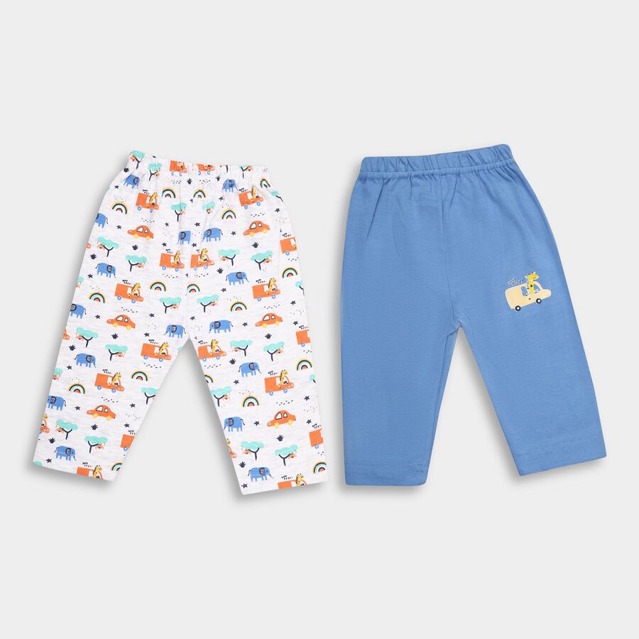 Infants' 100% Cotton Pyjama , Mid Blue, large image number null