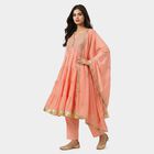 Women's Pink Cotton Kurta, गुलाबी, small