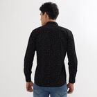 Men's 100% Cotton Casual Shirt , काला, small image number null