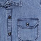 Boys' Casual Shirt, मध्यम नीला, small image number null