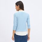 Women's Light Powder Blue Classic Shirt, हल्का नीला, small image number null