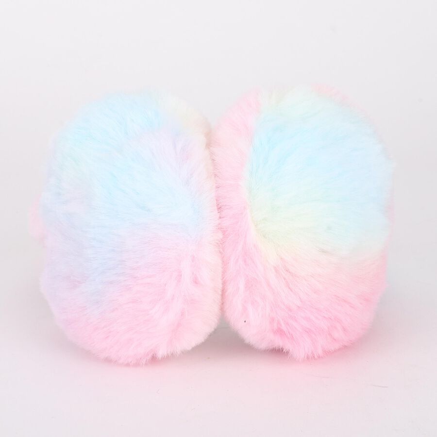 Girls Pastel Rainbow Unicorn Earmuffs, Assorted, large image number null