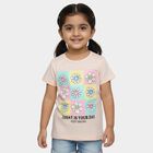 Girls' T-Shirt, हल्का गुलाबी, small
