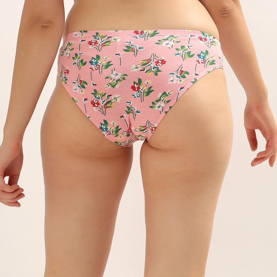 Ladies' 100% Cotton Panty , Peach, large image number null