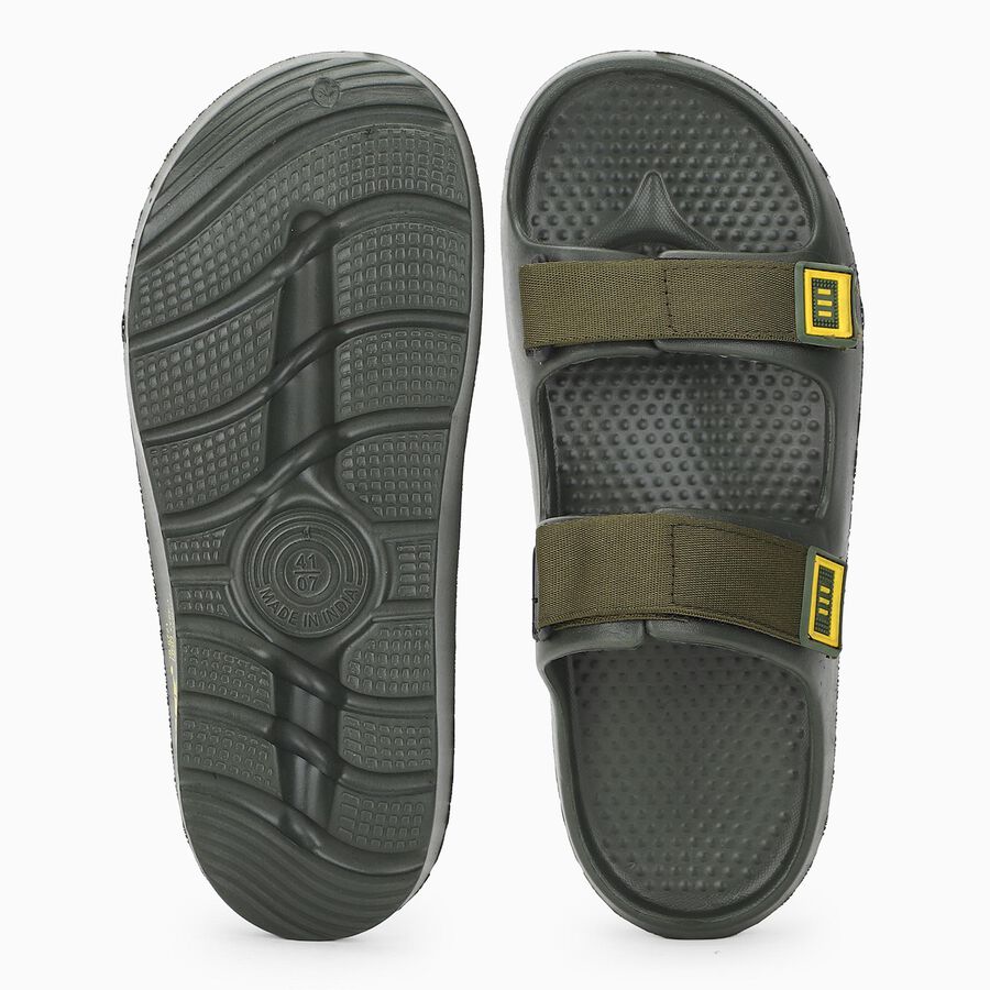 Men's Slipper, Olive, large