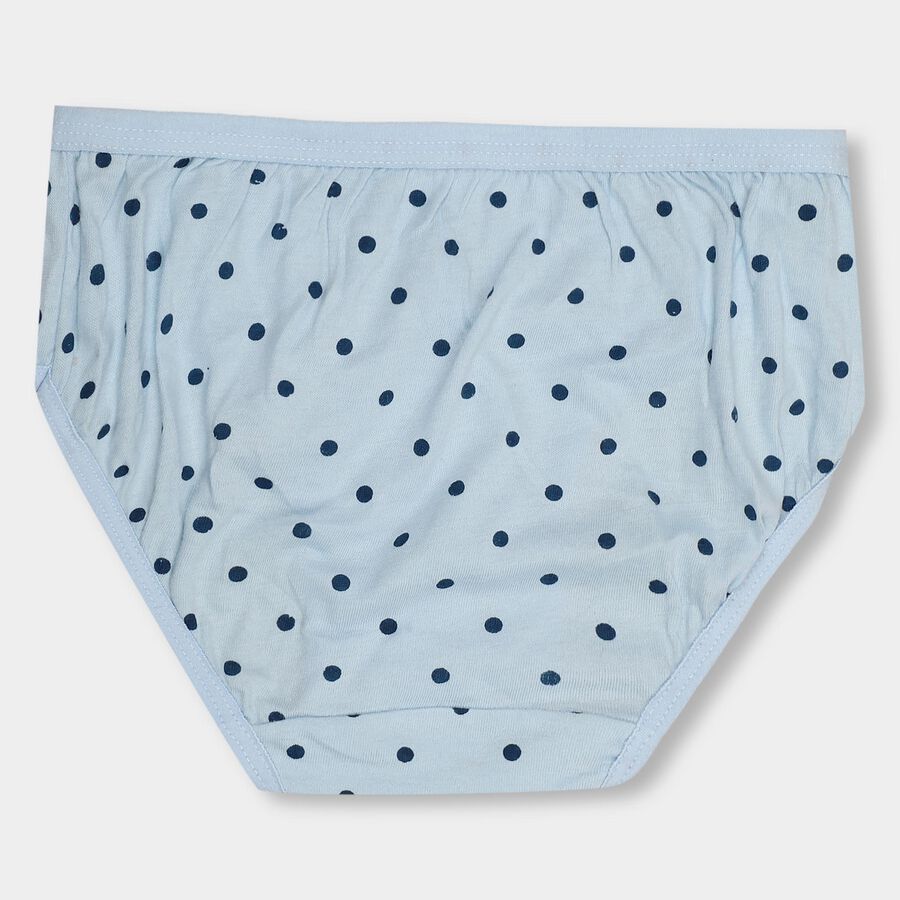 Girls' 100% Cotton Panty, Aqua, large image number null