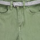 Girls' Light Green Regular Fit Washed Jeans, Light Green, small