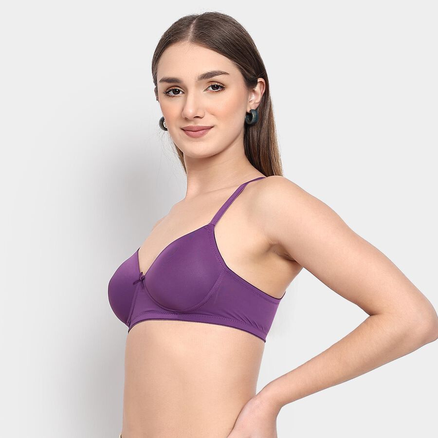Ladies' Bra, बैंगनी, large image number null