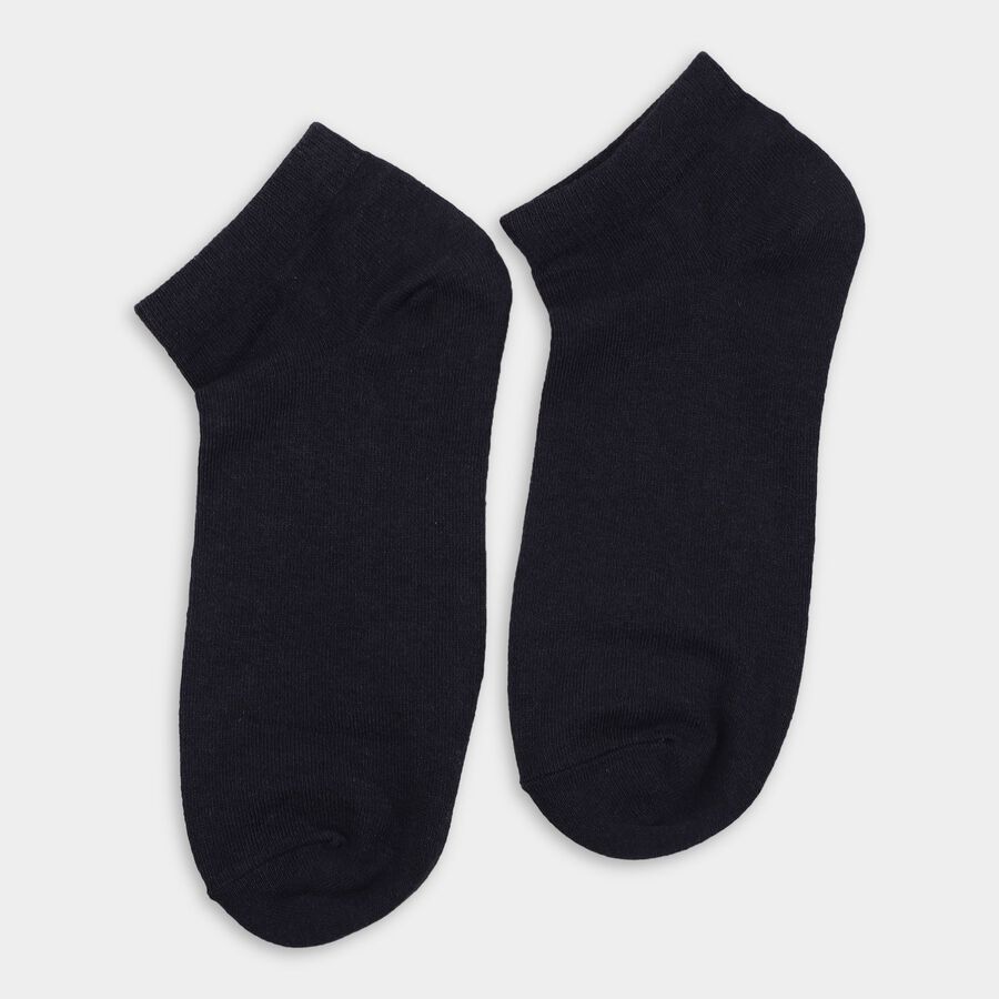 Men's Socks (Pack of 3), Navy Blue, large