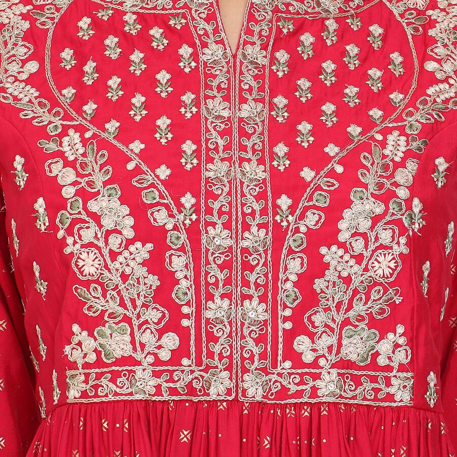 Ladies' Ethnic Set , रानी (फ्यूशिया), large image number null