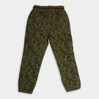 Boy's 100% Cotton Trousers , Dark Green, small image number null