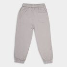 Boy's 100% Cotton Trousers, Light Grey, small image number null